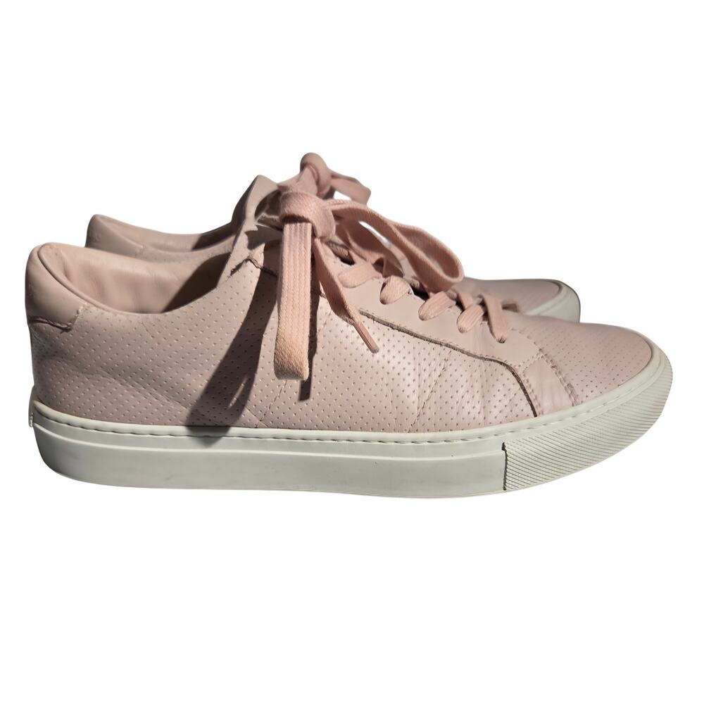 GREATS Women’s Royale Leather Sneakers In Pink • Size 8.5 • Made in Italy